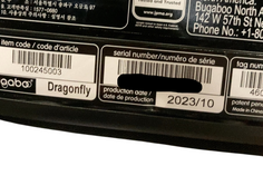 Shop Bugaboo Dragonfly Stroller Frame, 2023, Black at Goodbuygears