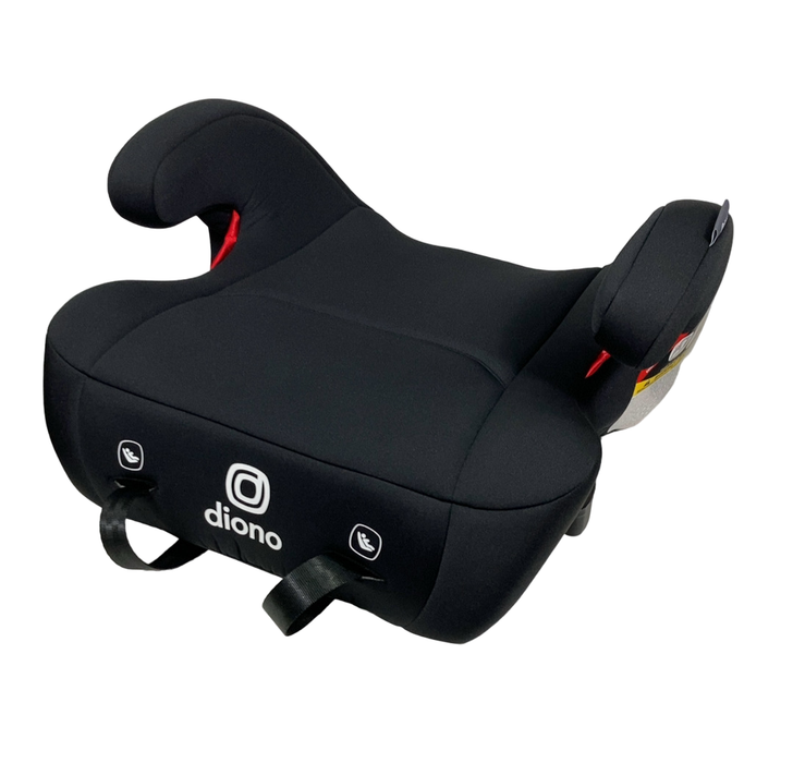 Shop Diono Solana 2 Backless Booster Seat, 2024, Black, With LATCH at Goodbuygears