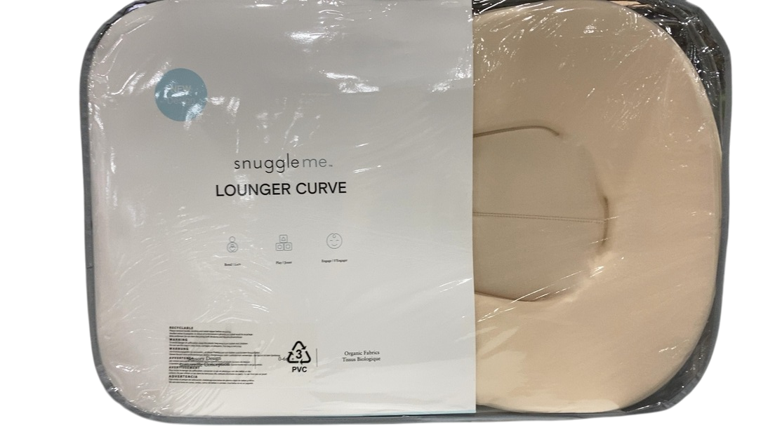 Shop Snuggle Me Organic Lounger Curve, Natural at Goodbuygears