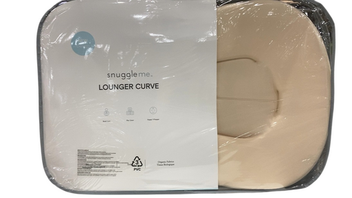 Shop Snuggle Me Organic Lounger Curve, Natural at Goodbuygears