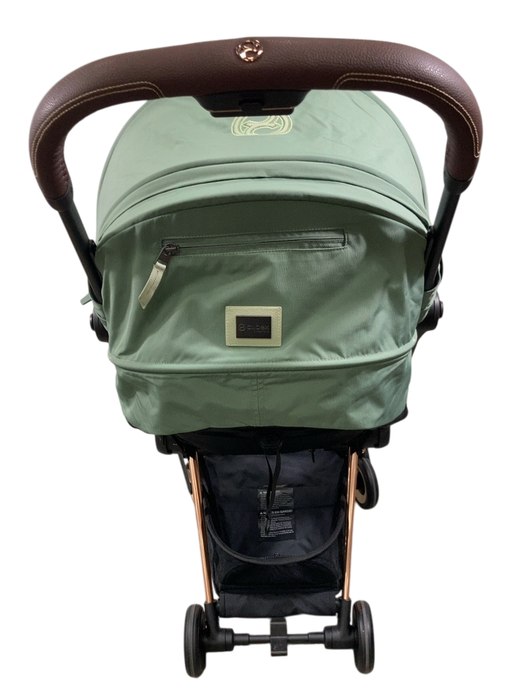 Shop Cybex Coya Stroller, 2023, Chrome, Leaf Green at Goodbuygears