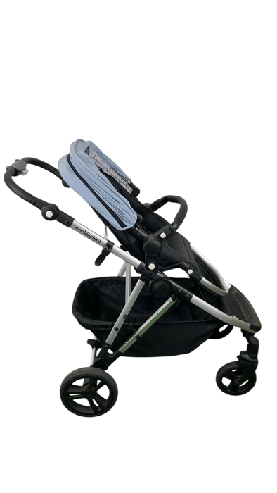 Shop Mockingbird Single to Double 2.0 Stroller, 2024, Silver With Black Leather, Sky, Windowpane at Goodbuygears