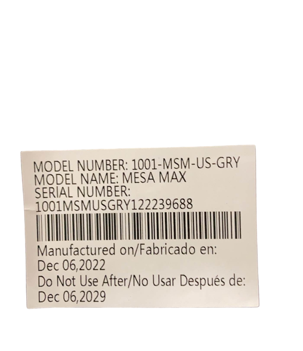 Shop UPPAbaby MESA MAX Infant Car Seat and Base, 2022, PureTech Greyson (Charcoal Melange) at Goodbuygears