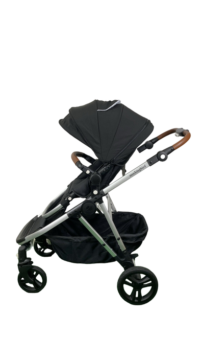 Shop Mockingbird Single to Double 2.0 Stroller, 2024, Black, Silver With Penny Leather, Windowpane at Goodbuygears
