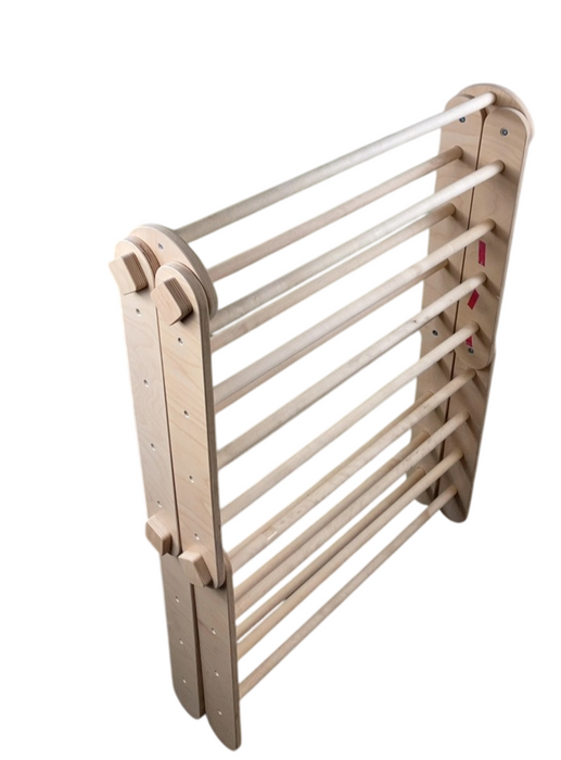 Shop Wooden Triangle Climber, Natural at Goodbuygears