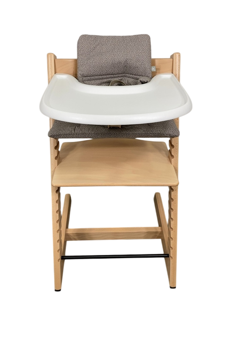 Shop Stokke Tripp Trapp Complete High Chair, 1, Dots Grey, Natural at Goodbuygears