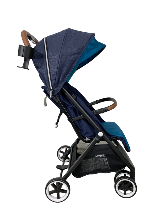 Shop Evenflo GOLD Otto Self-Folding Lightweight Travel Stroller, 2022, Sapphire Blue at Goodbuygears