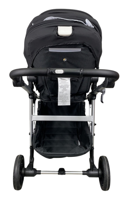 Shop Mockingbird Single to Double 2.0 Stroller, Black, Windowpane, Silver With Black Leather, 2025 at Goodbuygears