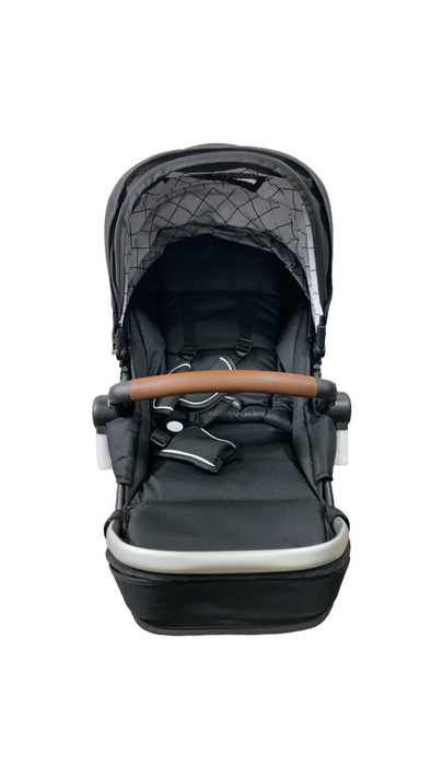 Shop Mockingbird 2nd Seat Kit 2.0, Black, Silver With Penny Leather, Windowpane at Goodbuygears