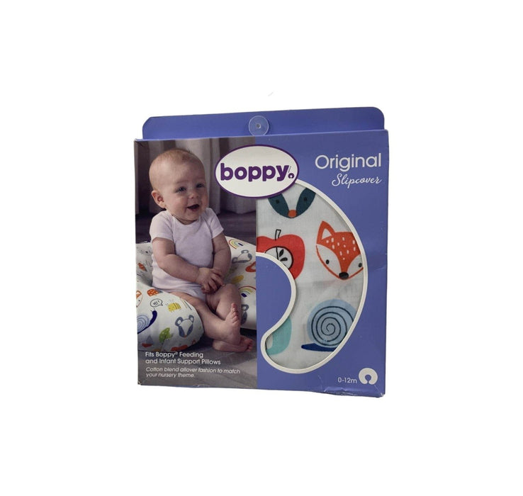 Boppy Original Nursing and Infant Support Pillow Slipcover, Colorful Animals & Rainbows