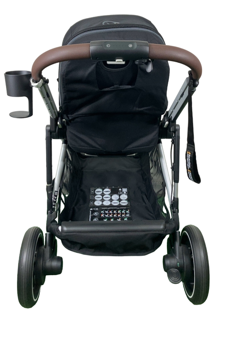 Shop Cybex e-Gazelle S Stroller, 2024, Black, Moon Black at Goodbuygears