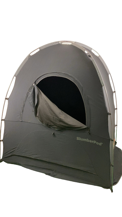 Shop SlumberPod 3.0 Sleep Canopy, Black with Grey Accents at Goodbuygears