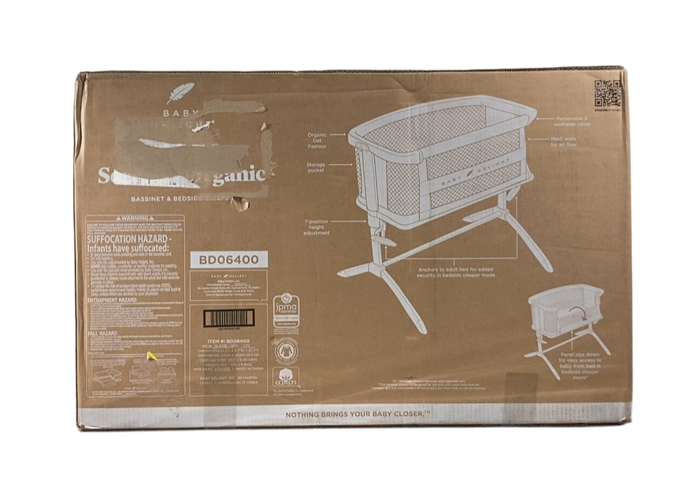 Shop Baby Delight Serenity Bassinet and Bedside Sleeper, Organic Oat at Goodbuygears