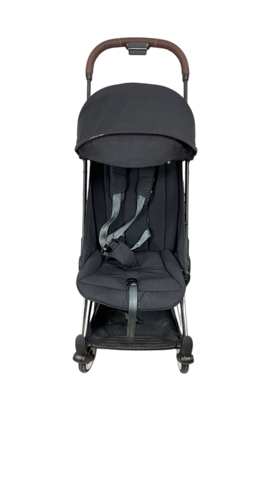 Shop Cybex Coya Stroller, 2023, Chrome, Sepia Black at Goodbuygears