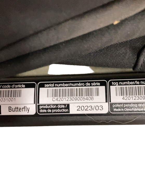 Shop Bugaboo Butterfly Stroller, Midnight Black, 2023 at Goodbuygears