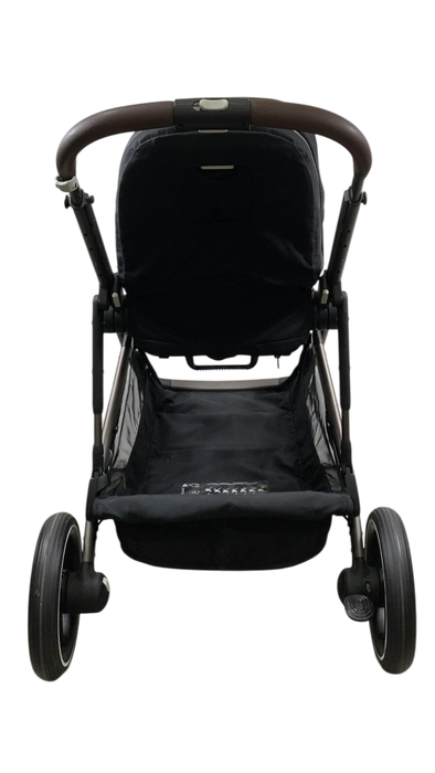 Shop Cybex Gazelle S Modular Stroller, 2024, Moon Black, Taupe Frame at Goodbuygears