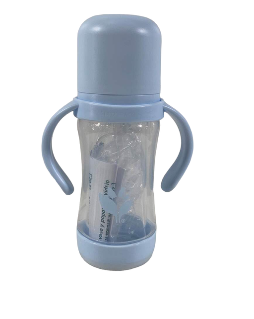 used Green Sprouts Glass Sip And Straw Cup, Blue