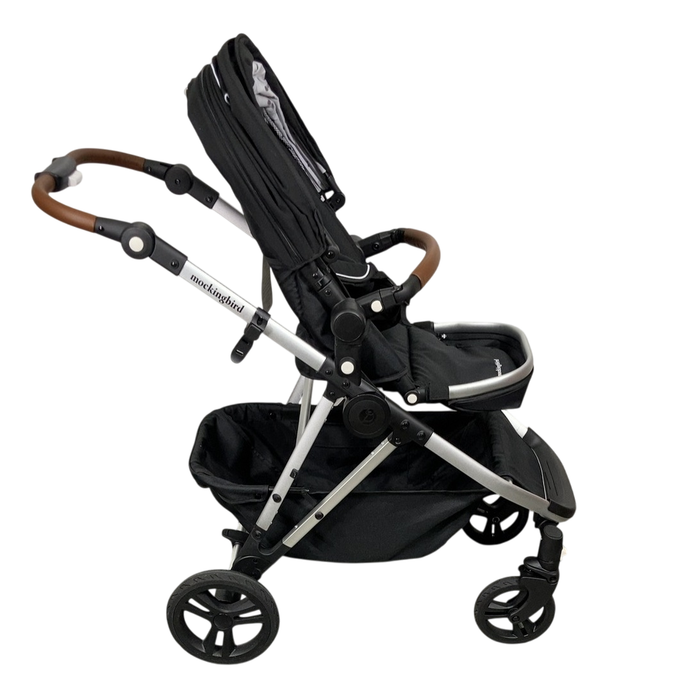 Shop Mockingbird Single to Double 2.0 Stroller, Black, Watercolor Drops, Silver With Penny Leather, 2024 at Goodbuygears