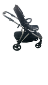 Shop Mockingbird Single to Double 2.0 Stroller, 2024, Black, Silver With Black Leather, Watercolor Drops at Goodbuygears