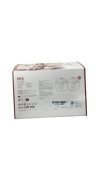 Shop Momcozy All-in-one Wearable Double Breast Pump M5, Quill Grey at Goodbuygears