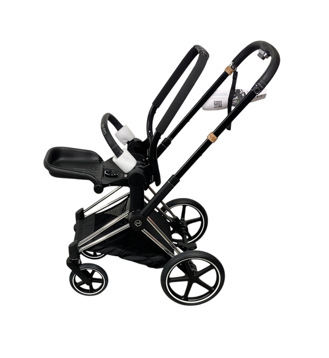 Shop Cybex PRIAM Stroller Frame And Seat, 2022, Chrome/Black at Goodbuygears