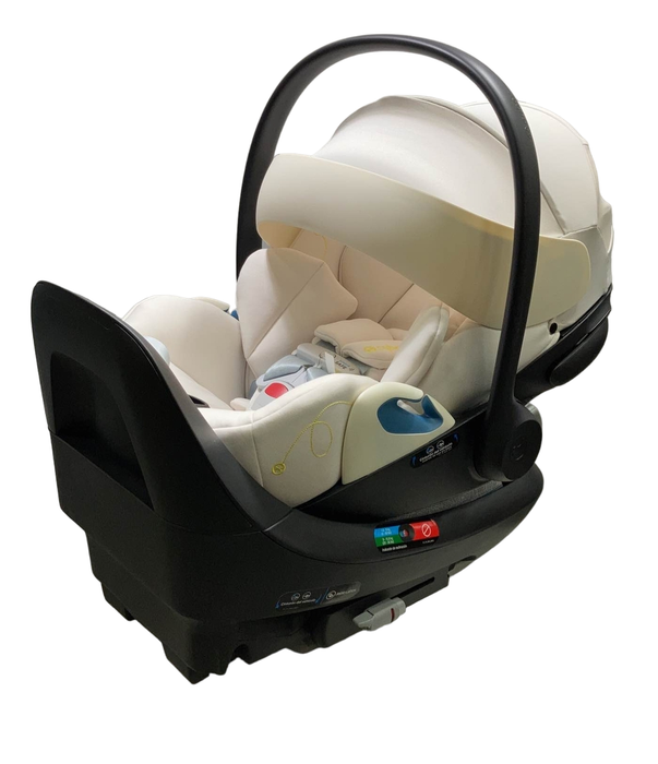 Shop Cybex Cloud G Lux with SensorSafe, Seashell Beige, 2024 at Goodbuygears