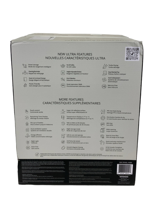 Shop Wabi Baby UV-C Sanitizer Sterilizer & Dryer, White, Ultra at Goodbuygears