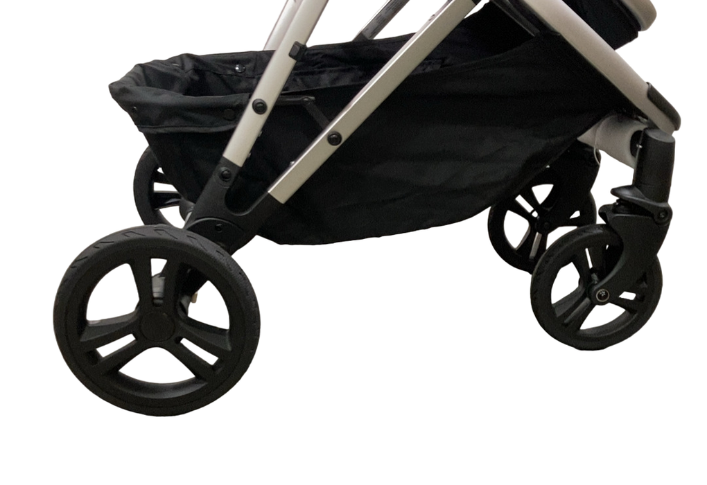 Shop Mockingbird Single 2.0 Stroller, 2024, Black, Silver With Penny Leather, Watercolor Drops at Goodbuygears