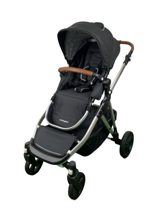 Shop Mockingbird Single to Double 2.0 Stroller, Black, Windowpane, Silver With Penny Leather, 2024 at Goodbuygears