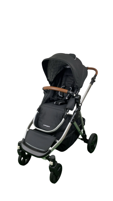 Shop Mockingbird Single to Double 2.0 Stroller, 2024, Black, Silver With Penny Leather, Windowpane at Goodbuygears