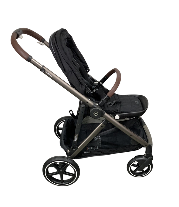 Shop Cybex Gazelle S Modular Stroller, 2023, Moon Black, Taupe Frame at Goodbuygears