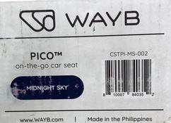 Shop WAYB Pico Portable Car Seat, 2024, Midnight Sky at Goodbuygears