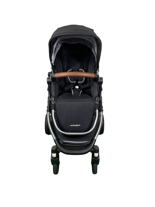 Shop Mockingbird Single 2.0 Stroller, 2024, Silver with Penny Leather, Watercolor Drops, Black at Goodbuygears