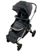Shop Mockingbird Single to Double 2.0 Stroller, 2024, Black, Silver With Black Leather, Watercolor Drops at Goodbuygears
