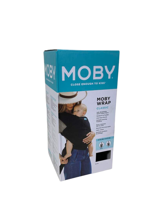 Shop Moby Classic Wrap Baby Carrier, Black at Goodbuygears