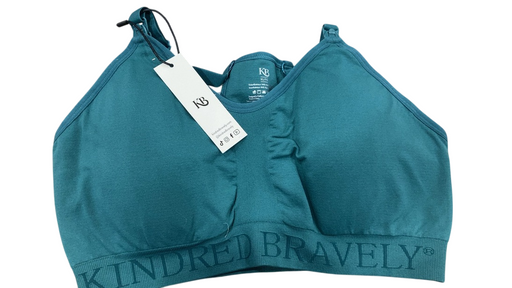 Shop Kindred Bravely Sublime Hands-Free Pumping & Nursing Bra, Regular, Teal, XL at Goodbuygears