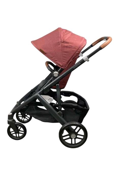 Shop UPPAbaby VISTA V2 Stroller, 2023, Lucy (Rosewood Melange) at Goodbuygears