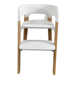 Shop Stokke Steps Chair, White/Natural at Goodbuygears