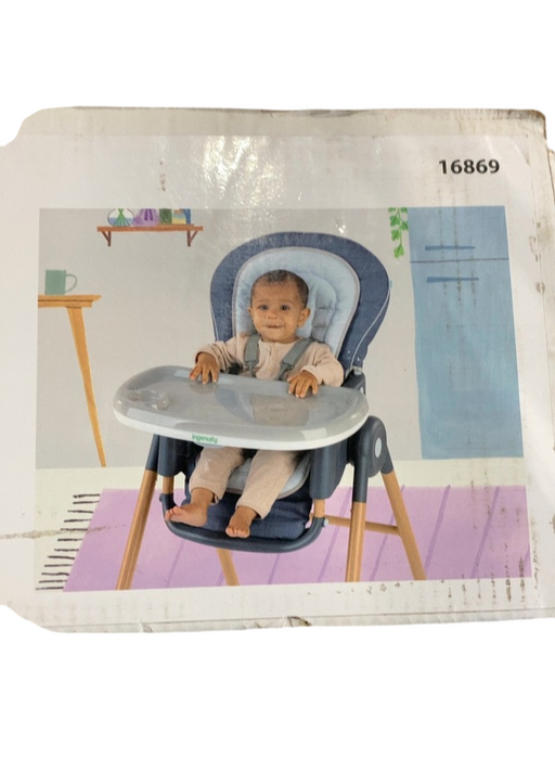 Shop Ingenuity Proper Positioner Deluxe High Chair, Chambray at Goodbuygears