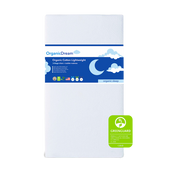 Shop Organic Dream Organic Cotton 2-Stage Lightweight Ultra Crib Mattress, White at Goodbuygears
