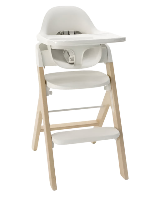 Shop Mockingbird High Chair, 2.0, Natural Beech, White at Goodbuygears