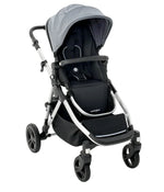 Shop Mockingbird Single to Double 2.0 Stroller, 2025, Heather Grey, Silver With Black Leather, Solid Grey at Goodbuygears