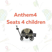 Shop Gladly Family The Adventure Bundle: Anthem Deluxe All-Terrain Stroller Wagon at Goodbuygears