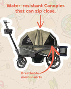Shop Gladly Family The Adventure Bundle: Anthem Deluxe All-Terrain Stroller Wagon at Goodbuygears
