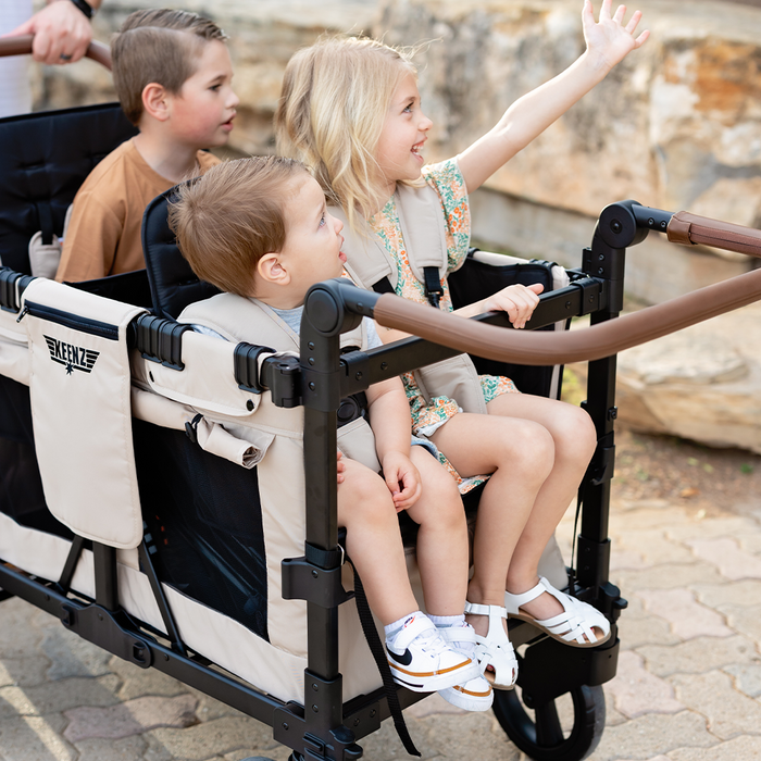 Shop Keenz Vyo͞o The Seating Chameleon Stroller Wagon, 4 Passenger, Multiple Colors at Goodbuygears