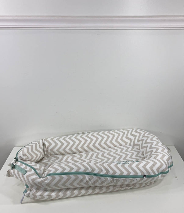 Shop DockATot Deluxe+ Dock, Silver Lining (Chevron) at Goodbuygears