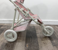 used Olivia's Little World Polka Dots Princess 2-in-1 Baby Doll Stroller