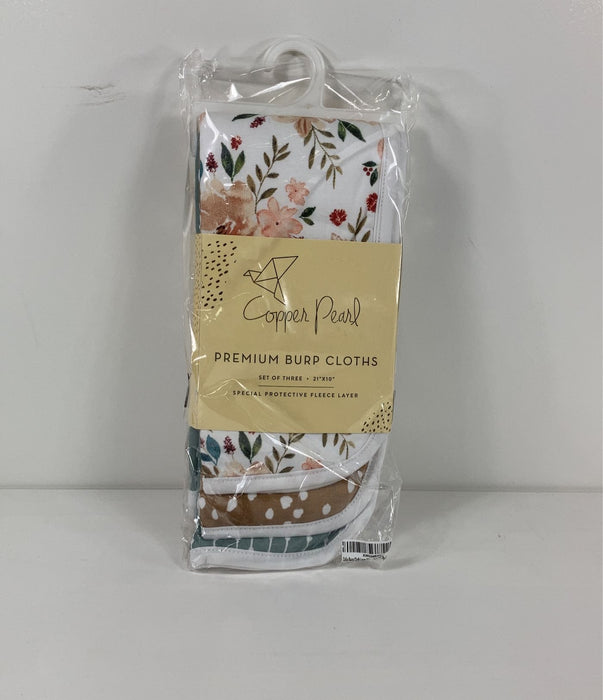 used Copper Pearl Premium Burp Cloths