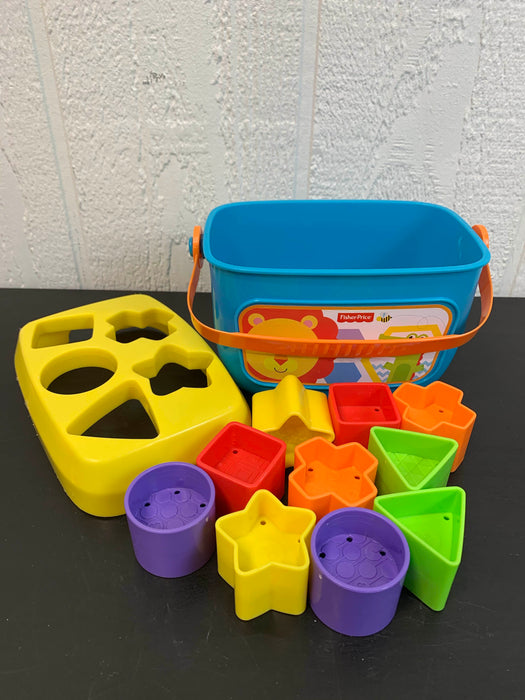 used Fisher Price Brilliant Basics Baby’s First Blocks