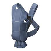 Shop BabyBjorn Baby Carrier Mini, Vintage Indigo Woven at Goodbuygears